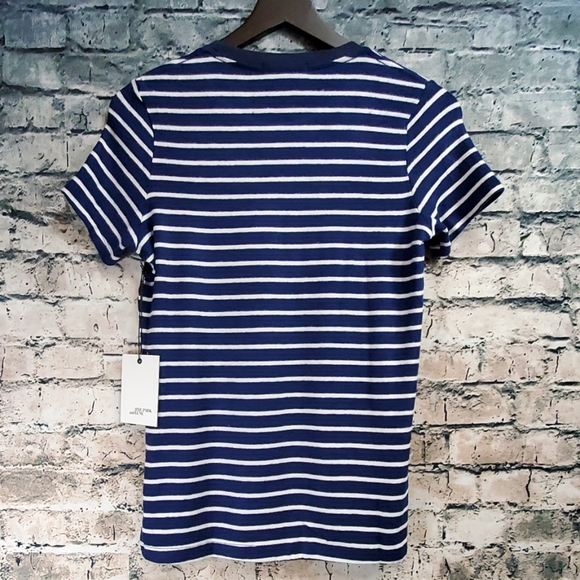 Hye Park and Lune | Harper Navy White Striped Top - Picture 6 of 8